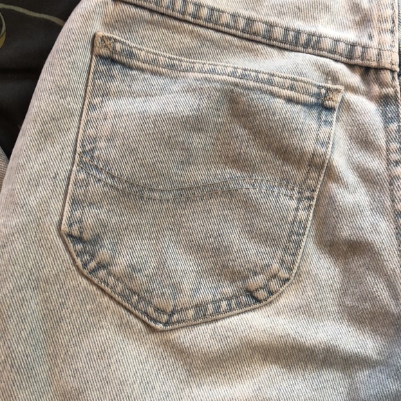 Vintage Lee High Waist Light Wash Straight Leg Authentic Mom Jeans - Picture 10 of 13